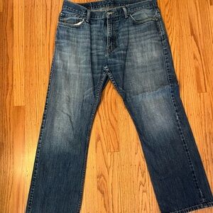 Levi's Men’s 514 Relaxed Fit Dark Blue Jeans 36x30